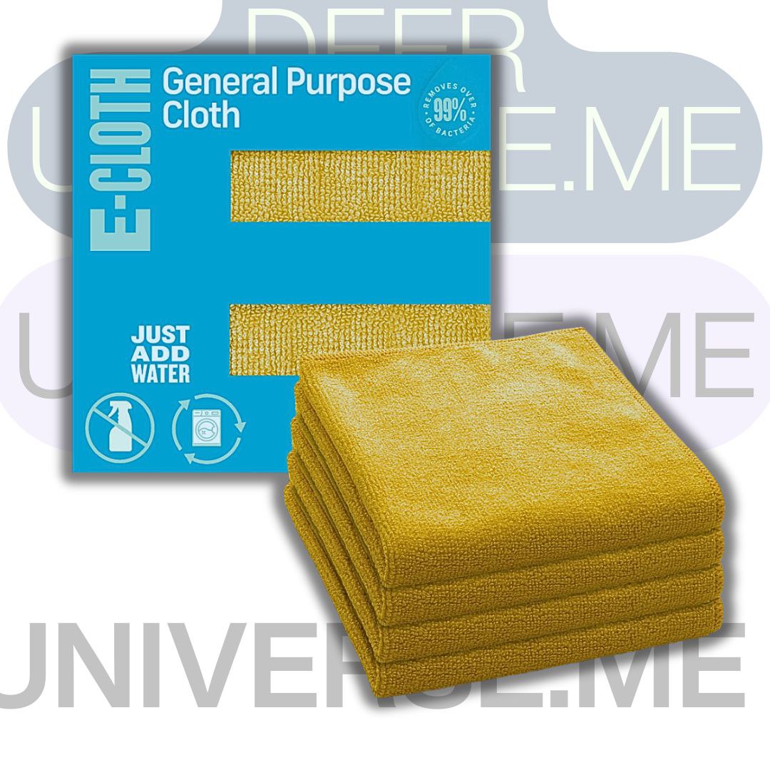 E-Cloth 5-pc Starter Pack, Microfiber Cleaning Cloth Set,