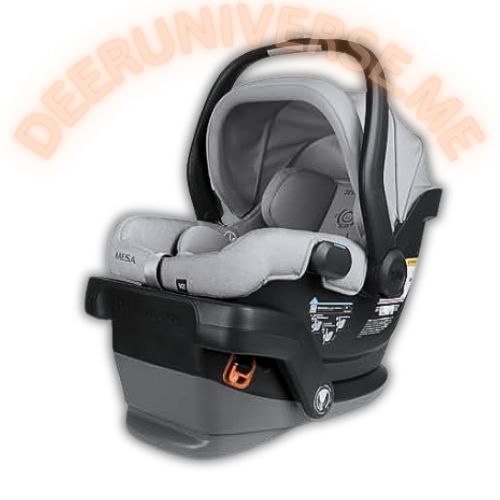 UPPAbaby Mesa V2 Infant Car Seat/Easy Installation/Innovative SmartSecure Technology/Base + Robust Infant Insert Included/Direct Stroller Attachment/Stella (Grey Mélange)